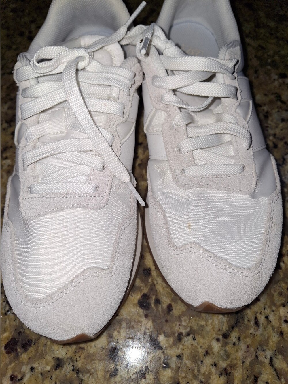 New Balance 237 Retro Running Sneakers Gray White Women 9 Men 7.5